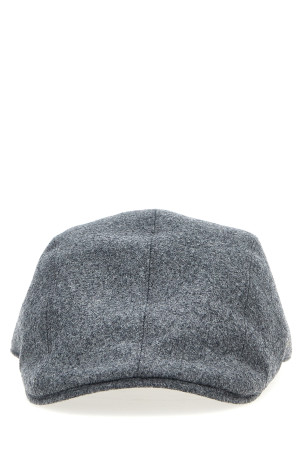 Капелюх з вишитим логотипом Сірий BRUNELLO CUCINELLI M038P9961CGQ69 Капелюх з вишитим логотипом Сірий BRUNELLO CUCINELLI M038P9961CGQ69