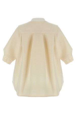 'Suiting Mix Knit' cardigan White