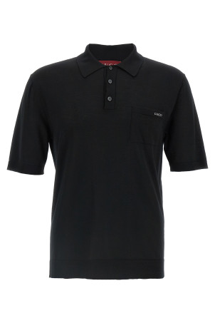 Поло «Intarsio Gucci» чорне 824124XKEP11070 Поло «Intarsio Gucci» чорне 824124XKEP11070