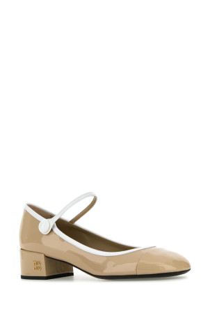 Beige leather pumps MIU MIU (5I435EFA03506E) Beige leather pumps MIU MIU (5I435EFA03506E)