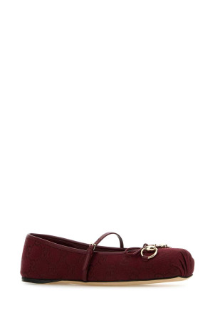 Red Original GG fabric ballerinas GUCCI (821220FAD8F) Red Original GG fabric ballerinas GUCCI (821220FAD8F)