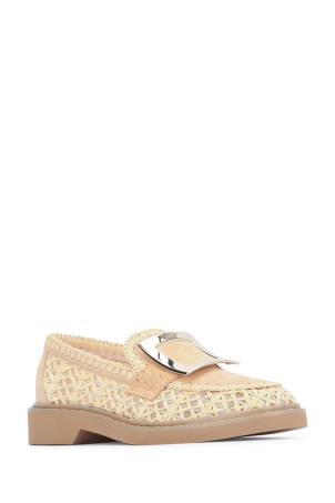 VIV RANGERS RAFFIA BRAIDED LOAFE 25 ROGER VIVIER (RVW54842490UEY) VIV RANGERS RAFFIA BRAIDED LOAFE 25 ROGER VIVIER (RVW54842490UEY)