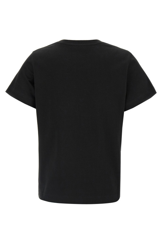 Embroidery t-shirt Black-grey Embroidery t-shirt Black-grey