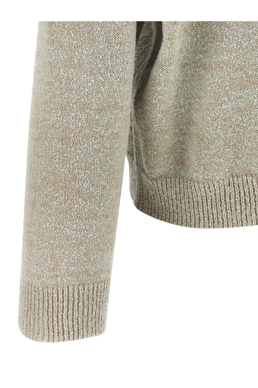 Bouclé sweater  Beige