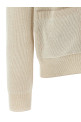 Ribbed cardigan Beige Ribbed cardigan Beige