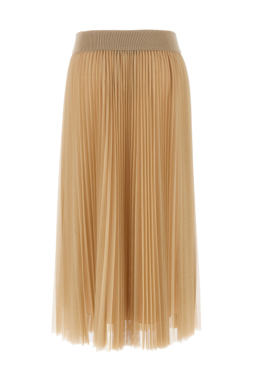 Pleated skirt Beige Pleated skirt Beige