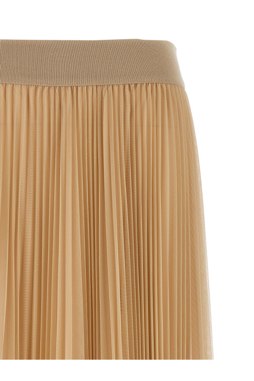 Pleated skirt Beige Pleated skirt Beige