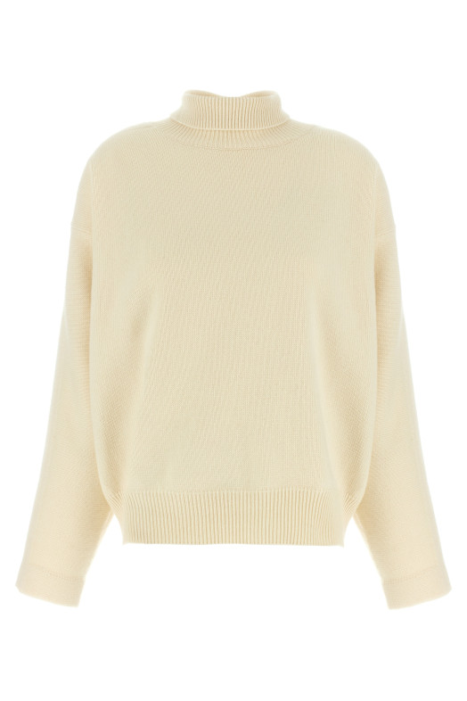 Светр з високим коміром Білий JIL SANDER J02GP0228J14804268 Светр з високим коміром Білий JIL SANDER J02GP0228J14804268
