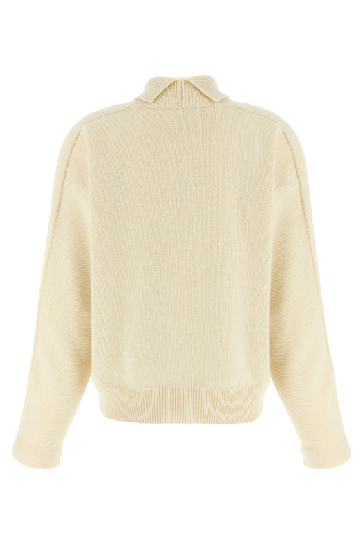 Светр з високим коміром Білий JIL SANDER J02GP0228J14804268 Светр з високим коміром Білий JIL SANDER J02GP0228J14804268
