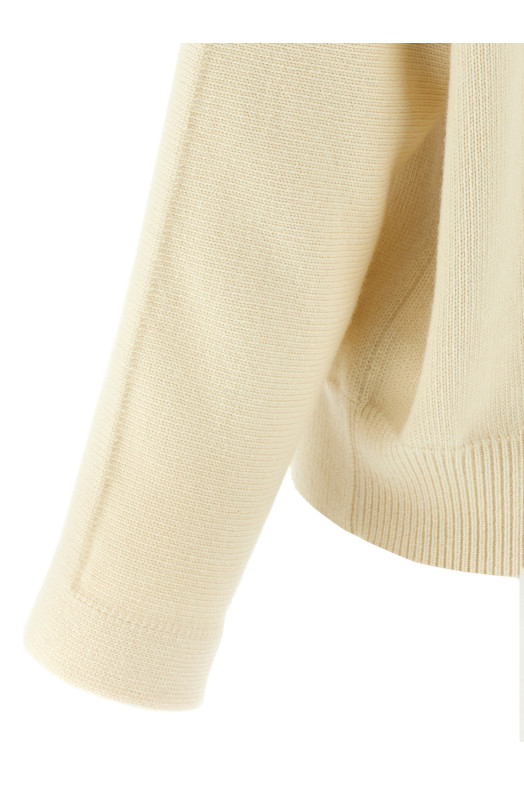 Светр з високим коміром Білий JIL SANDER J02GP0228J14804268 Светр з високим коміром Білий JIL SANDER J02GP0228J14804268