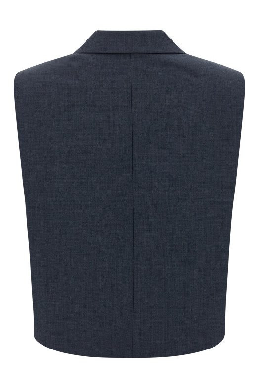 Double-breasted vest Blue Double-breasted vest Blue