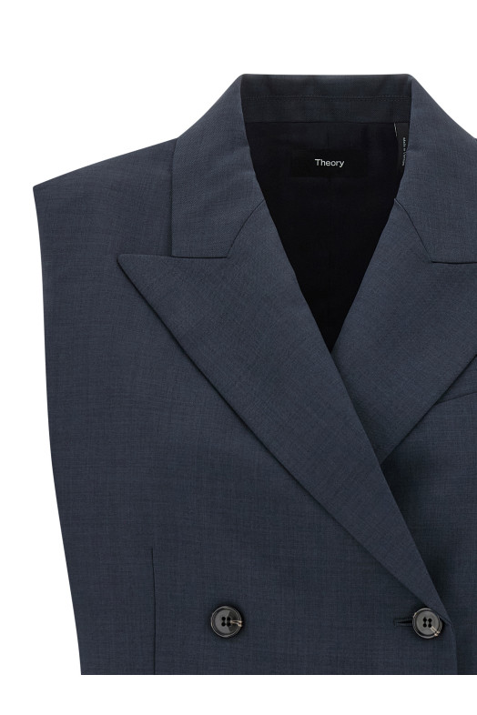 Double-breasted vest Blue Double-breasted vest Blue