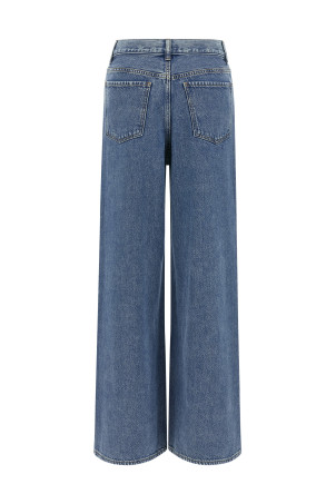 'High-Waisted Wide-Leg' jeans Blue