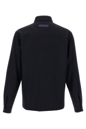 Techmerino overshirt Blue Techmerino overshirt Blue