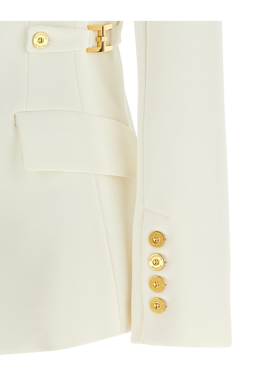 Блейзер с ремешком Jewel White ELISABETTA FRANCHI GI17556E2360 Блейзер с ремешком Jewel White ELISABETTA FRANCHI GI17556E2360