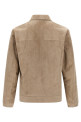 Suede blouson Beige