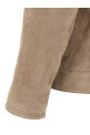 Suede blouson Beige