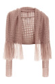 Scarf cardigan Pink