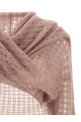 Scarf cardigan Pink