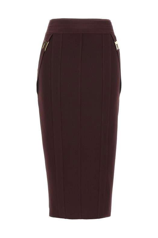 High waist skirt Bordeaux High waist skirt Bordeaux