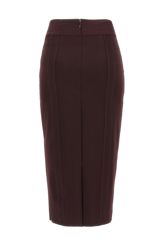 High waist skirt Bordeaux High waist skirt Bordeaux