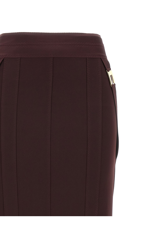 High waist skirt Bordeaux High waist skirt Bordeaux