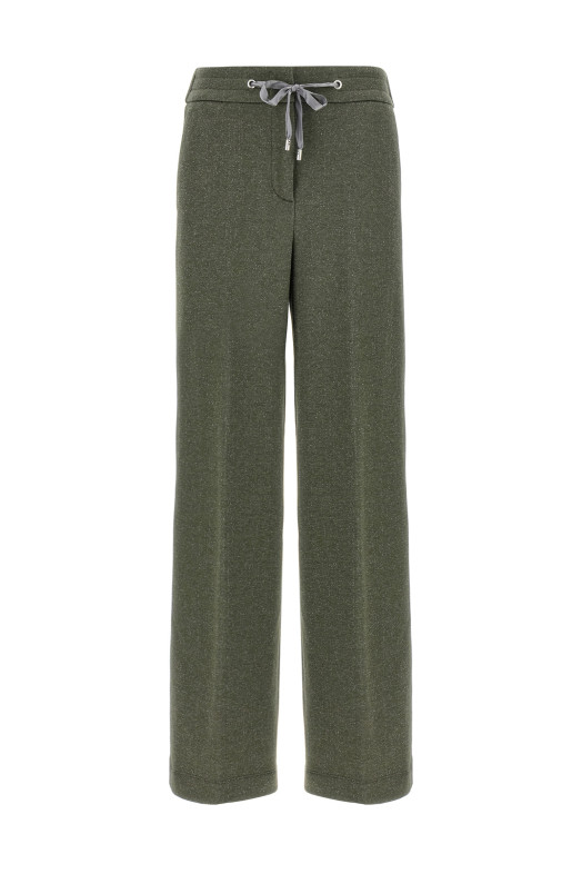 Lurex joggers Green Lurex joggers Green