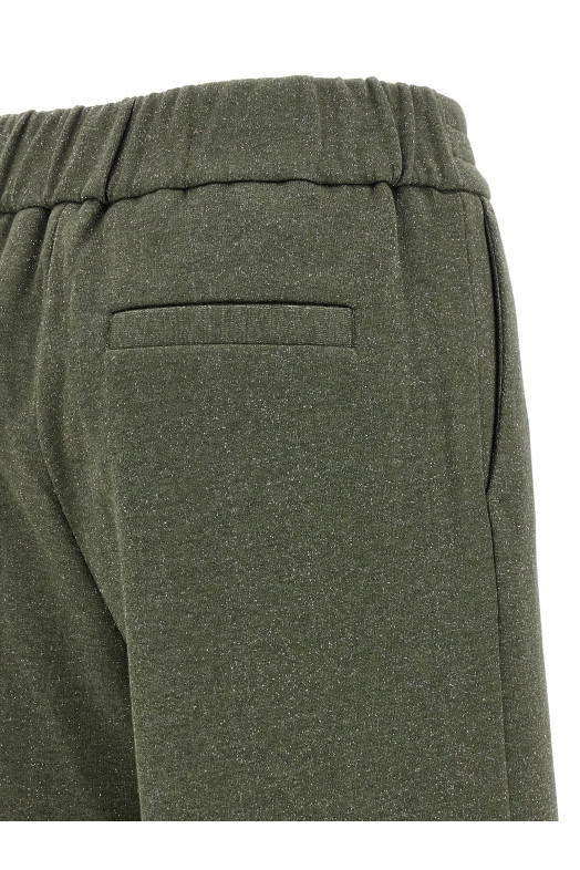 Lurex joggers Green Lurex joggers Green