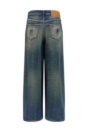 Джинсы с широкими брючинами Синие MM6 MAISON MARGIELA S52LA0262M30017962 Джинсы с широкими брючинами Синие MM6 MAISON MARGIELA S52LA0262M30017962