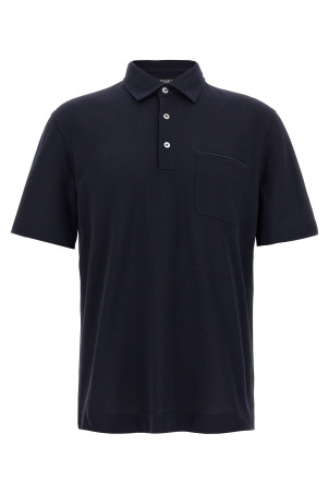 Пикэ поло Blue ZEGNA UG392A2G752B09001 Пикэ поло Blue ZEGNA UG392A2G752B09001
