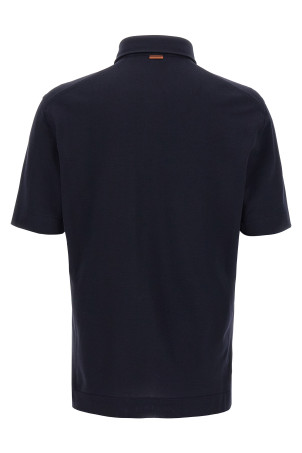 Пикэ поло Blue ZEGNA UG392A2G752B09001 Пикэ поло Blue ZEGNA UG392A2G752B09001