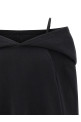 Off-shoulder hooded dress Black Off-shoulder hooded dress Black