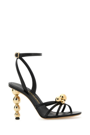 Чорні шкіряні сандалі Karina Чорні SALVATORE FERRAGAMO (01K3357849071C) Чорні шкіряні сандалі Karina Чорні SALVATORE FERRAGAMO (01K3357849071C)