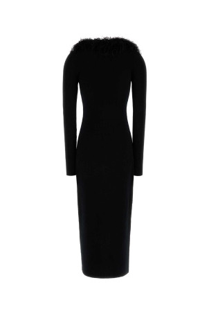 Черный шерстяной кардиган BLUMARINE (2M608A) Черный шерстяной кардиган BLUMARINE (2M608A)
