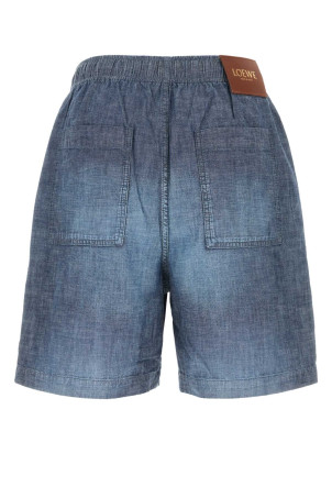 Бермуды из джинсового шанбрая синего цвета BLUE LOEWE (H526Y11W95) Бермуды из джинсового шанбрая синего цвета BLUE LOEWE (H526Y11W95)