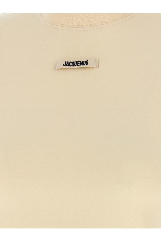 'Le T-shirt Gros-Grain' T-shirt Beige 'Le T-shirt Gros-Grain' T-shirt Beige