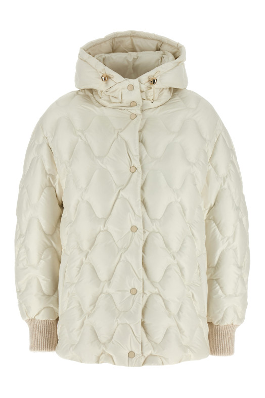 Куртка з капюшоном Біла FABIANA FILIPPI CTD215F223L5850145 Куртка з капюшоном Біла FABIANA FILIPPI CTD215F223L5850145