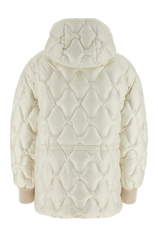 Куртка з капюшоном Біла FABIANA FILIPPI CTD215F223L5850145 Куртка з капюшоном Біла FABIANA FILIPPI CTD215F223L5850145