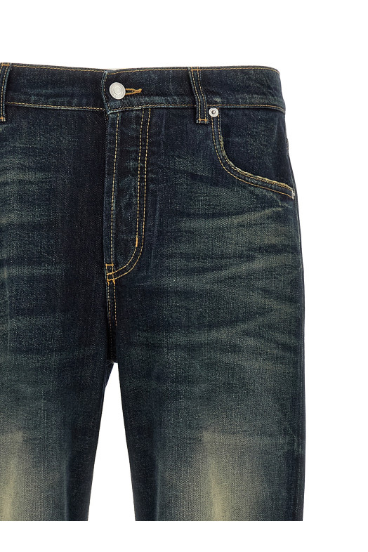 Джинси з широкими штанинами, сині 839142QYABR4211 Джинси з широкими штанинами, сині 839142QYABR4211