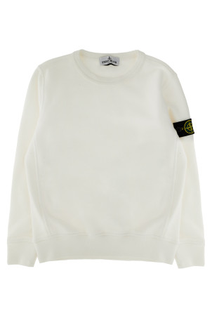 Світшот з логотипом Білий STONE ISLAND JUNIOR K2S166100001S0A20V0099 Світшот з логотипом Білий STONE ISLAND JUNIOR K2S166100001S0A20V0099