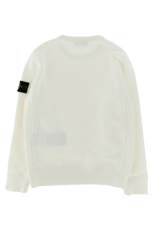 Світшот з логотипом Білий STONE ISLAND JUNIOR K2S166100001S0A20V0099 Світшот з логотипом Білий STONE ISLAND JUNIOR K2S166100001S0A20V0099