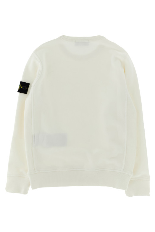 Світшот з логотипом Білий STONE ISLAND JUNIOR K2S166100001S0A20V0099 Світшот з логотипом Білий STONE ISLAND JUNIOR K2S166100001S0A20V0099