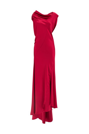 Сатинова сукня Фуксія ALBERTA FERRETTI A040166270218 Сатинова сукня Фуксія ALBERTA FERRETTI A040166270218
