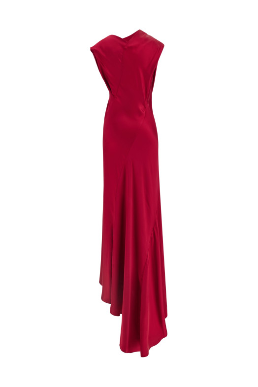 Сатинова сукня Фуксія ALBERTA FERRETTI A040166270218 Сатинова сукня Фуксія ALBERTA FERRETTI A040166270218