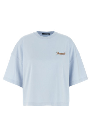 JACQUEMUS 'Le T-shirt Corto' Футболка BLUE 25ETSW00216AJ000453GI JACQUEMUS 'Le T-shirt Corto' Футболка BLUE 25ETSW00216AJ000453GI