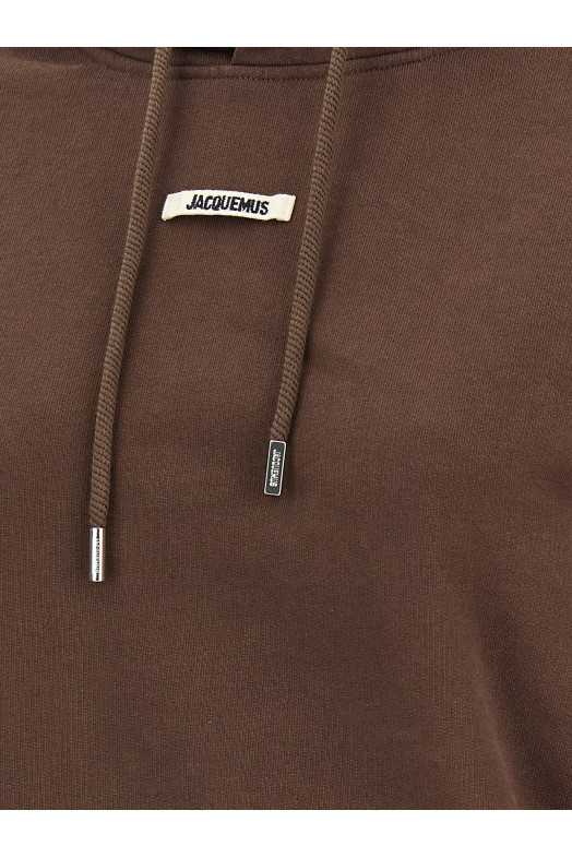 JACQUEMUS 'Le Hoodie Gros-Grain' худі коричневий 24EHOW00247AJ00109880 JACQUEMUS 'Le Hoodie Gros-Grain' худі коричневий 24EHOW00247AJ00109880