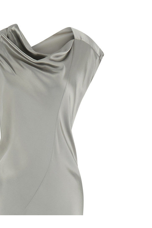 Сатинове плаття Сіре ALBERTA FERRETTI V040166270483 Сатинове плаття Сіре ALBERTA FERRETTI V040166270483