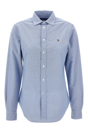 Сорочка з вишитим логотипом СИНЯ POLO RALPH LAUREN 211891377001 Сорочка з вишитим логотипом СИНЯ POLO RALPH LAUREN 211891377001
