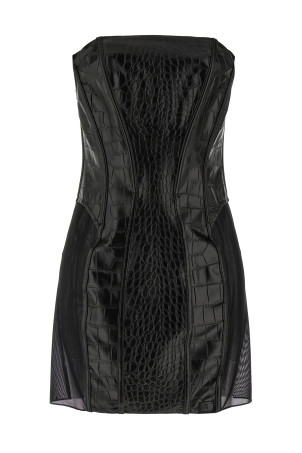 Coconut texture dress Black Coconut texture dress Black