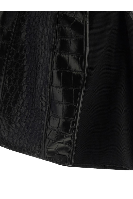 Сукня з кокосовою фактурою Чорна ELISABETTA FRANCHI AB81456E2110 Сукня з кокосовою фактурою Чорна ELISABETTA FRANCHI AB81456E2110